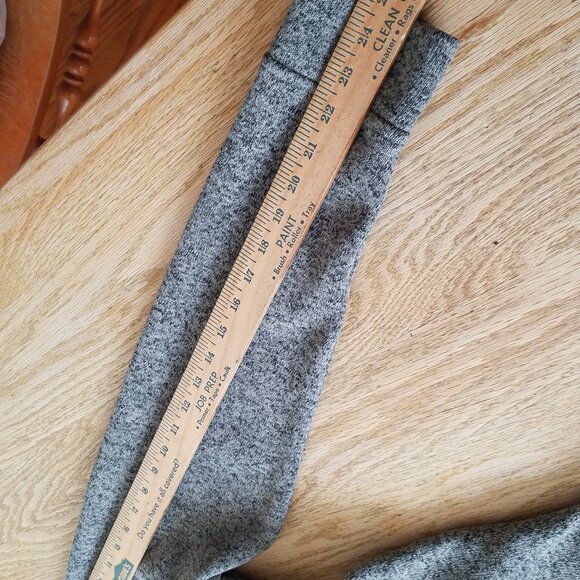 Eddie Bauer Pullover Men's Sz L Gray Long Sleeve Logo Collar 3 Snaps - Picture 6 of 7